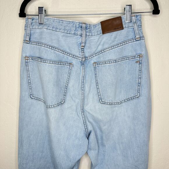 Madewell The Curvy Perfect Vintage Fitzgerald Light Wash Denim High Rise Jeans - Picture 8 of 16